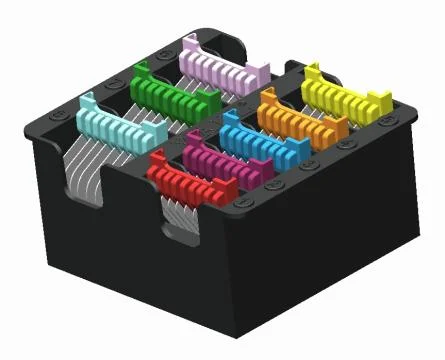 Ensemble de 8 peignes guide pour lame 5 en 1 (pour tondeuse sans fil), Wahl