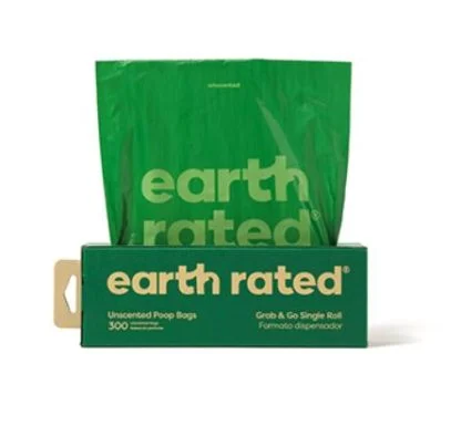 poop bag earth rated pour chien 300 sac non parfumé