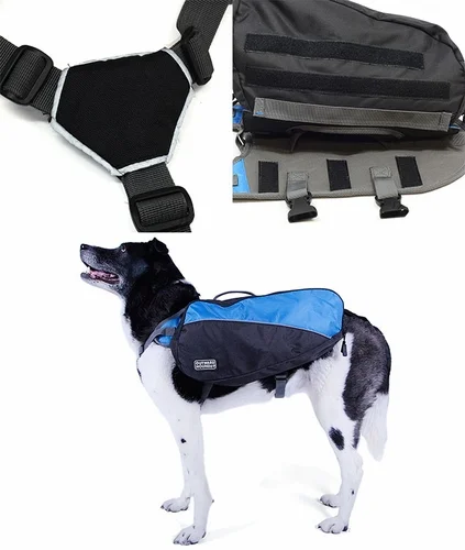 Sac à dos bleu pour chien petit, Outward Hound