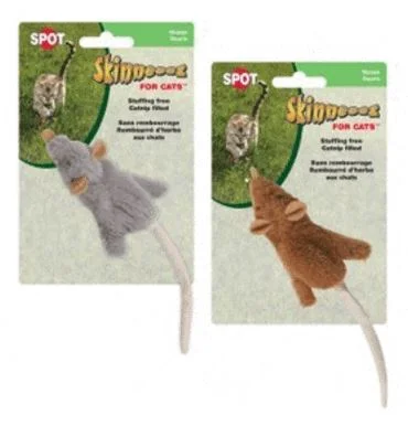 Souris jouet pour chat Skinneeez avec herbes à chat, Spot
