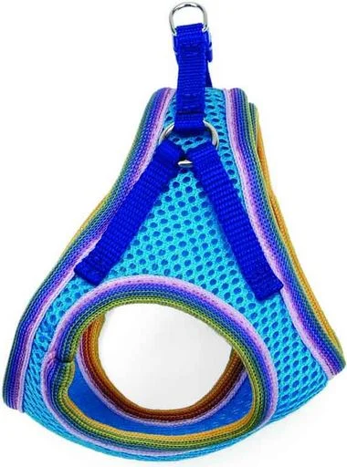 Harnais Comfort Mesh pour petit chien bleu, Lil Pals