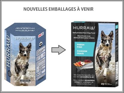 nouvelles emballages hurraw nourriture crue pour chien