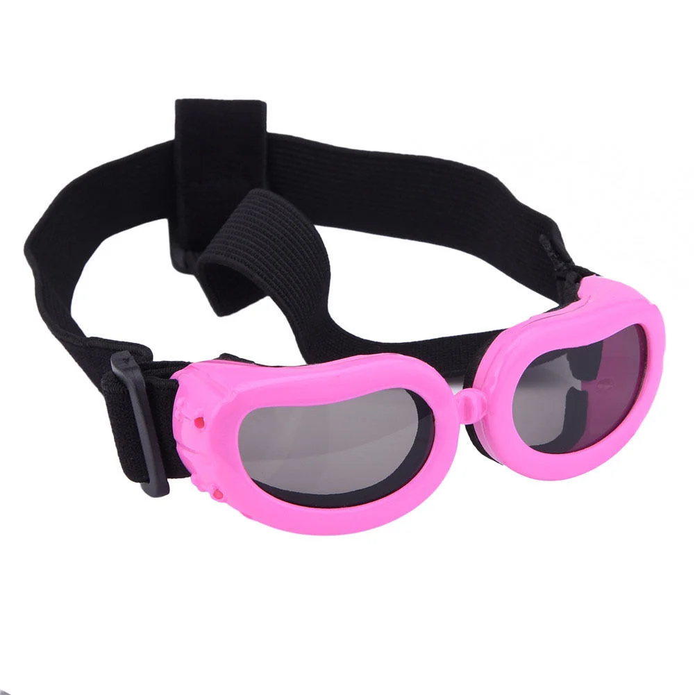Petite lunette pour chiens, rose à verres fumés goggle