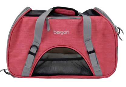 Transporteur Comfort Bergan pour chien et chat, Berry