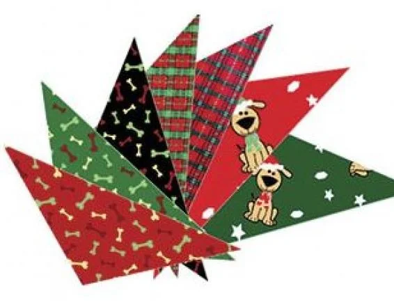 Bandanas ou foulards de toilettage pour animaux modèle de NOËL (72 unités), Cozymo