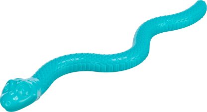 jouet pour chien trixie serpent bleu