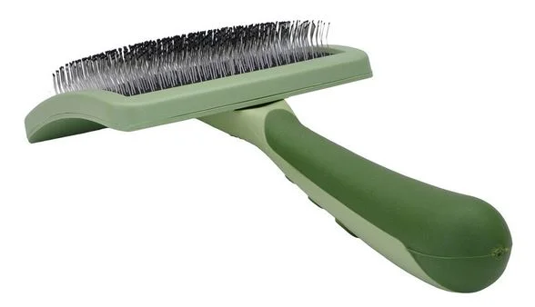 Brosse courbée à étrilles ferme pour chiens, Safari