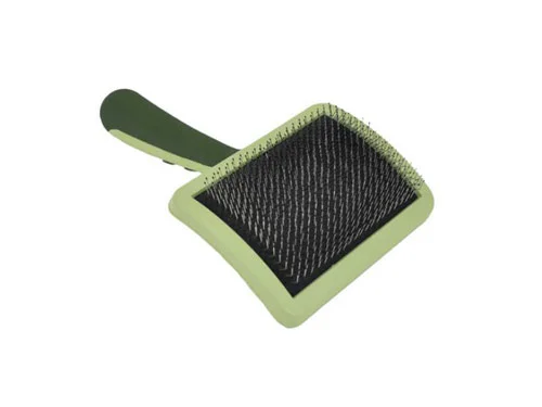 Brosse courbée à étrilles ferme pour chiens, Safari