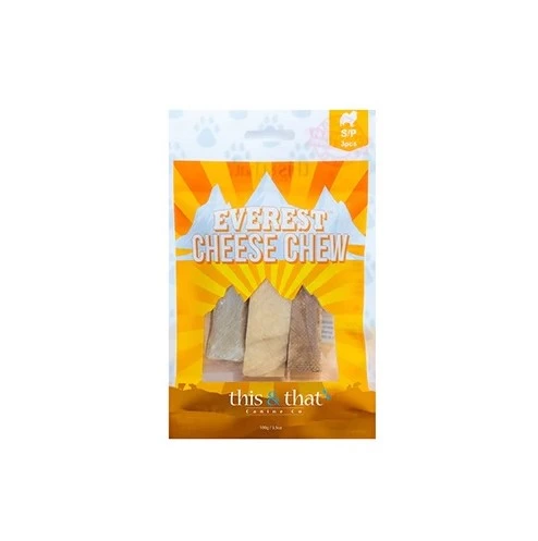 Bâton de fromage pour chiens, This & That sac de 3 bâtons, 100g
