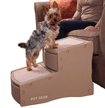 Escalier pour chiens 2 marches, Easy Step II Deluxe tan, Pet Gear