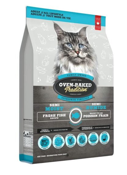 nourriture semi-humide pour chat au poisson, Oven-Baked Tradition