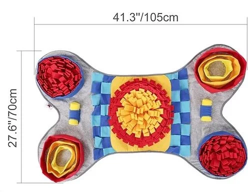 Tapis de fouille pour chien, Challenger os 41" PawzNDogz