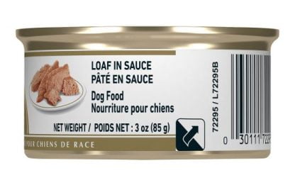 nourriture pour caniche pâté en sauce Royal Canin