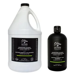 Shampooing Sabine et Gaspard, Calmant Huiles Ess. Lavande et Arbre à Thé