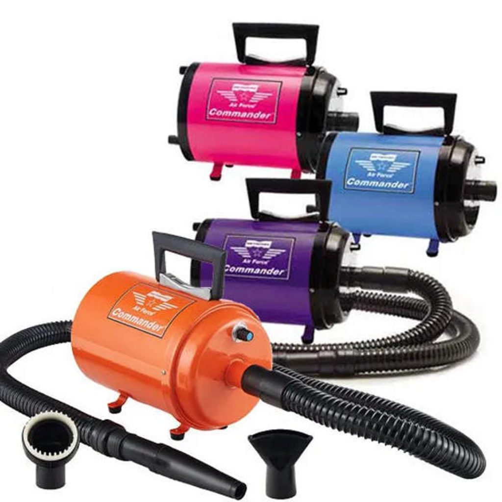 Dryer and blower grooming