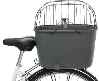 un panier de vélo trixie pour l’arrière du vélo