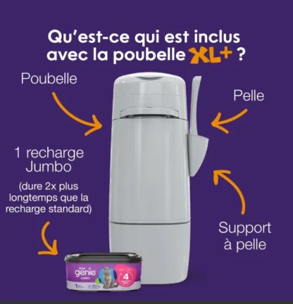 Poubelle Litter Genie XL+, pour litière de chat