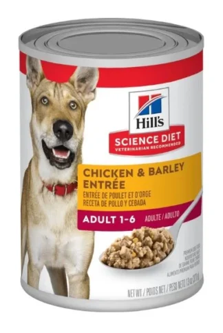 nourriture-pour-chien-Hills-Science-Diet-adulte-conserve-entree-poulet-et-orge.