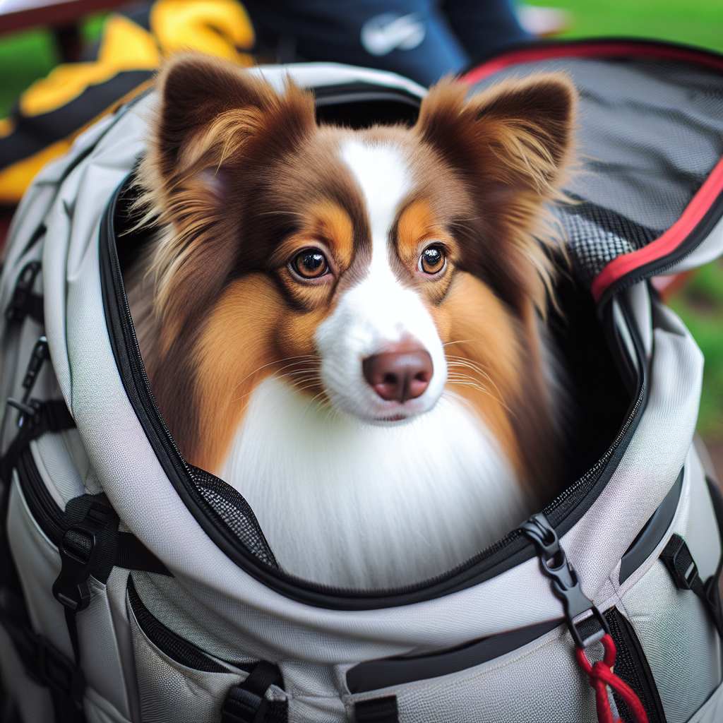 sac de transport dorsale pour chien