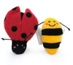 Jouet pour chat. Zippyclaws ( Coccinelle et Abeille )