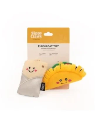 Jouet pour chat. Zippyclaws ( Taco et Burrito )